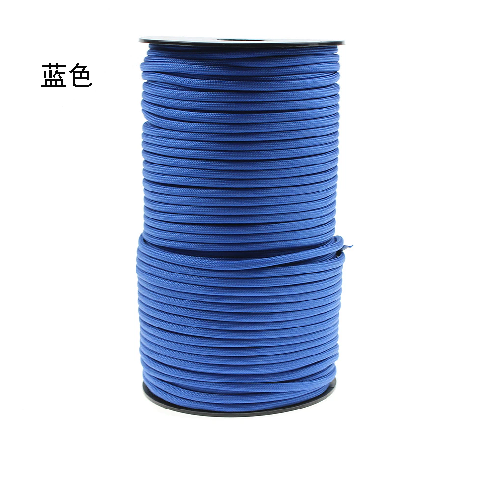 Cheap Goat Tents 650 Military Paracord 9 Strand 4mm Tactical Parachute Cord Camping Accessories DIY Weaving Outdoor Survival Equipment Tent Rope Paracord 